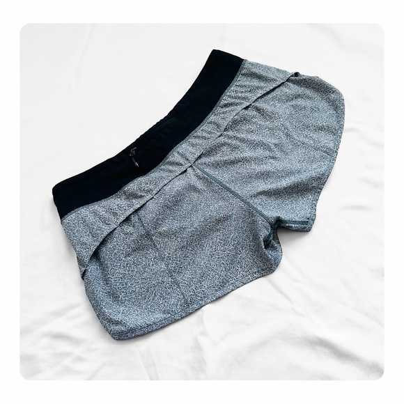 ★ Lululemon Speed Up Short Long Updated Fit - Heather Lux Multi Black ★ - Picture 12 of 17